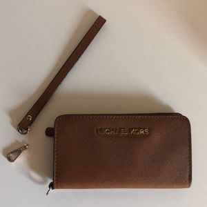 (Damaged) Michael Kors wristlet (with phone slot)